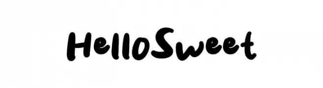 Hello Sweet  Fuentes Gratis Descargar