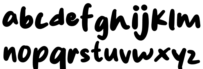 Hello Sweet Font LOWERCASE