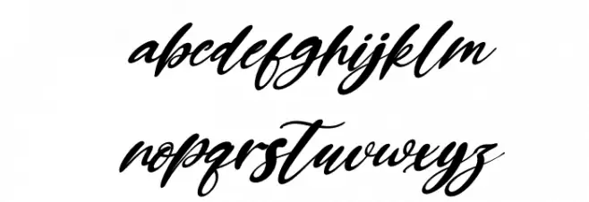 Hello Sweety Italic Font LOWERCASE