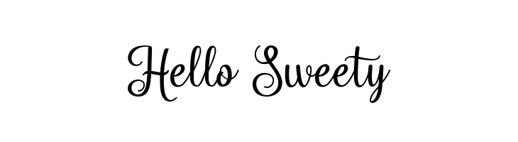 Hello Sweety  Frei Schriftart Herunterladen