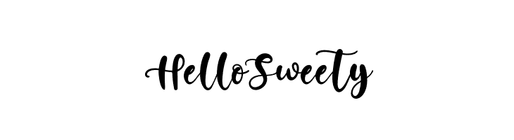 Hello Sweety  Frei Schriftart Herunterladen