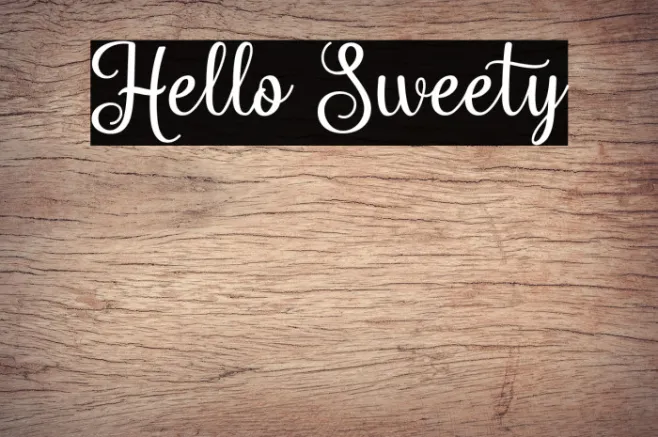 Hello Sweety Example 3