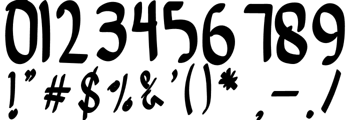 Hello Tintin Font OTHER CHARS