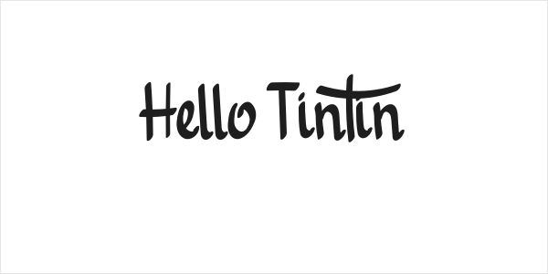 Hello Tintin Logo