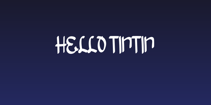 Hello Tintin Social Header