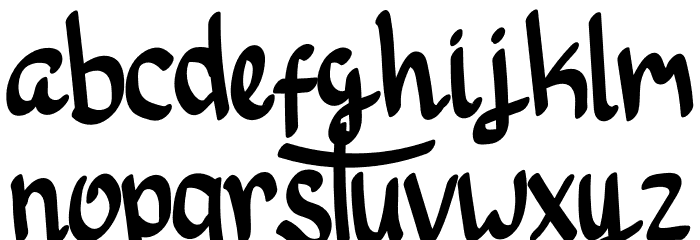 Hello Tintin Font LOWERCASE
