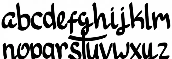 Hello Tintin Schriftart Kleinbuchstaben