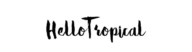 Hello Tropical  नि: शुल्क फ़ॉन्ट्स डाउनलोड