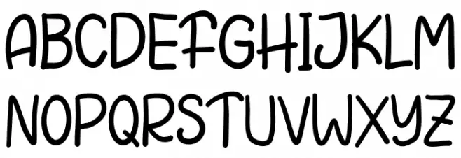 Hello Twins - Personal Use Font Litere mari