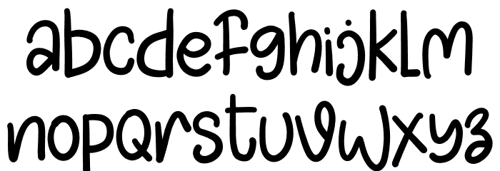 Hello Twins - Personal Use Font LOWERCASE
