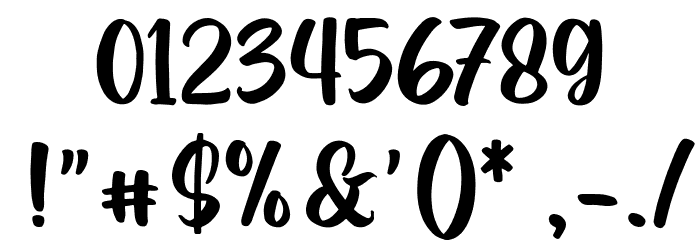 Hello Valentica Regular Font OTHER CHARS