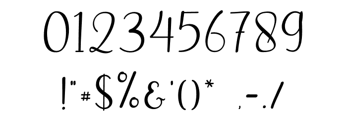 Hello Valentines Font OTHER CHARS