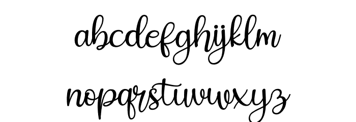 Hello Valentines Font LOWERCASE