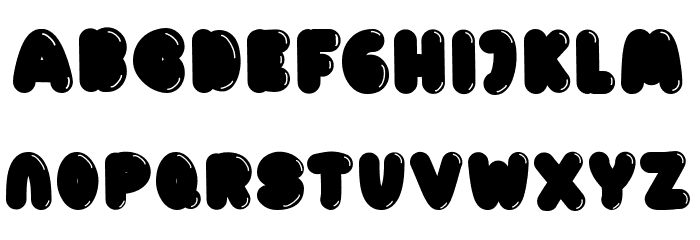Hello Vanilla Font LOWERCASE
