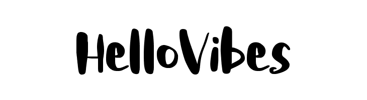 Hello Vibes  les polices de caractères gratuit tlcharger