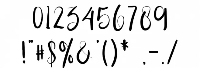 Hello Vidia Font OTHER CHARS