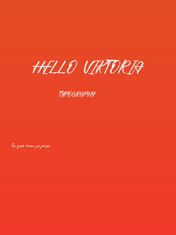 Hello Viktoria Poster