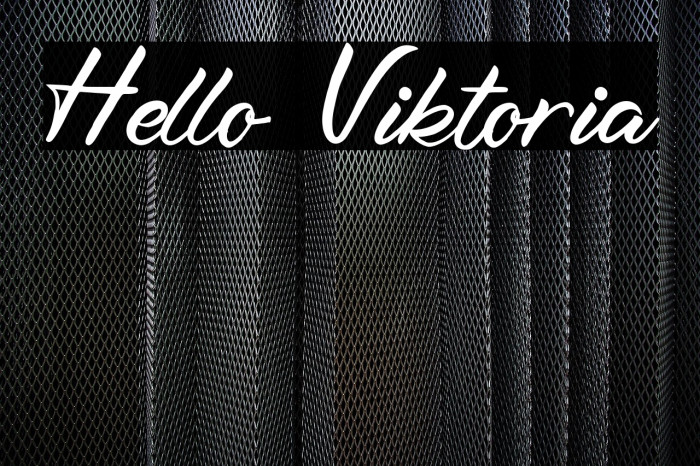 Hello Viktoria Example 3