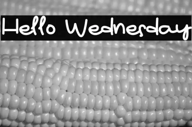 Hello Wednesday Caratteri examples