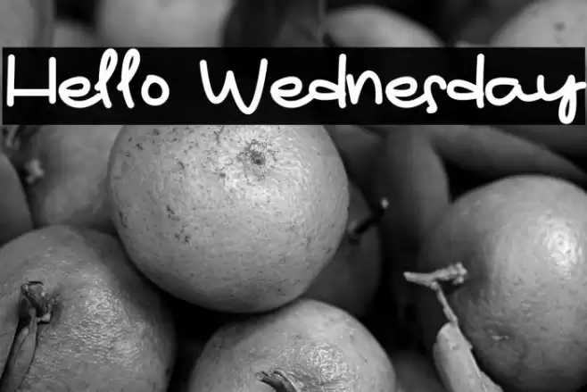 Hello Wednesday Caratteri examples