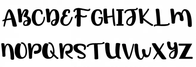 Hello World Schriftart Groß