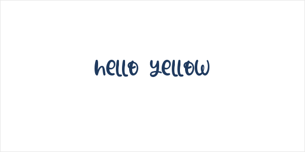 Hello Yellow Logo