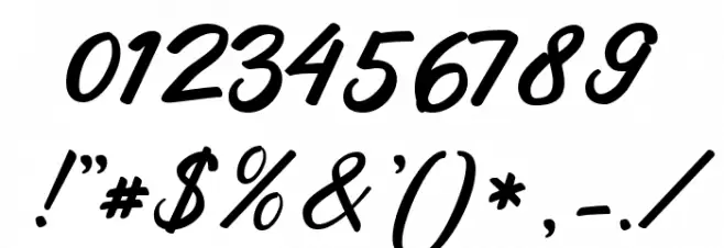 Hello Zone Шрифта ДРУГИЕ символов