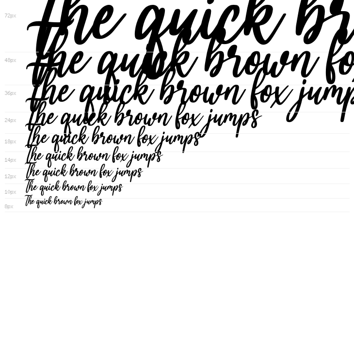 Hello bella italic Italic Waterfall