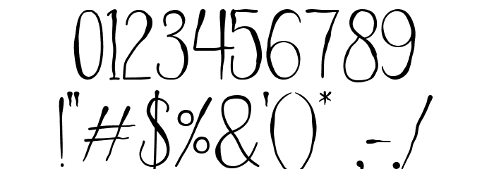 Hello gost Font OTHER CHARS