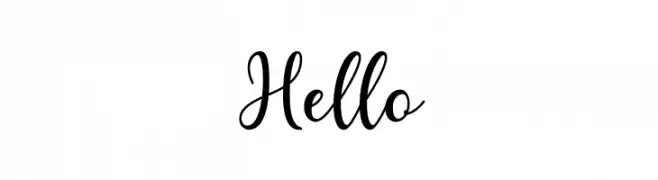 Hello  Frei Schriftart Herunterladen