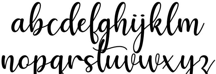 Hello Font LOWERCASE