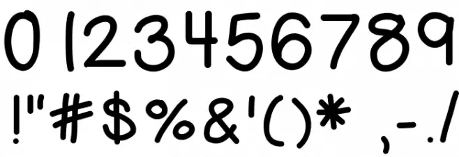 HelloAli Font OTHER CHARS