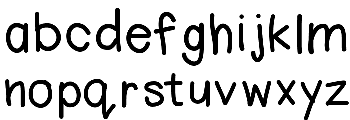HelloAli Font LOWERCASE