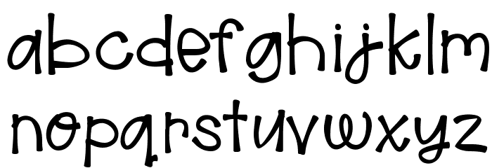 HelloAloha Font LOWERCASE