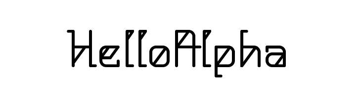 HelloAlpha  Скачать бесплатные шрифты