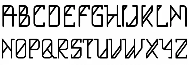 HelloAlpha Шрифта ВЕРХНИЙ