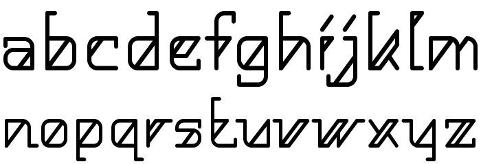 HelloAlpha Font LOWERCASE