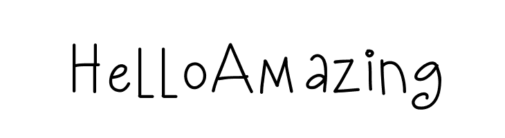 HelloAmazing  免费字体下载