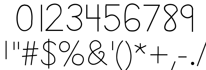 HelloAnnie Font OTHER CHARS