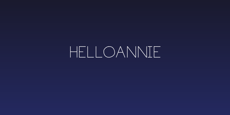 HelloAnnie Social Header