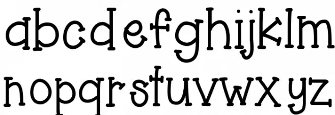 HelloAsparagus Font LOWERCASE