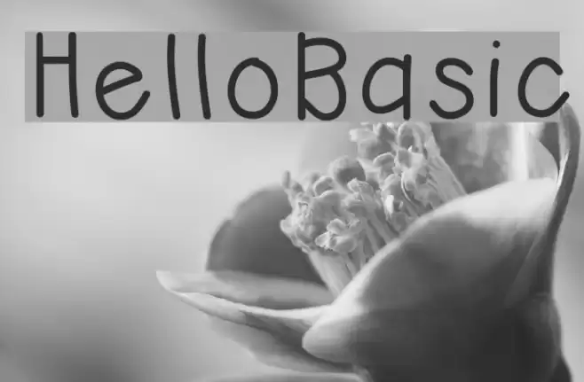 HelloBasic Font examples