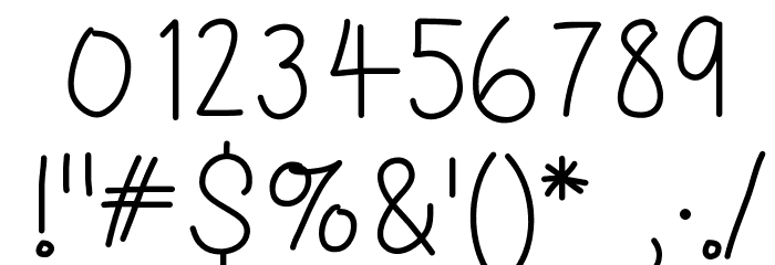 HelloBeMyPenPal Font OTHER CHARS