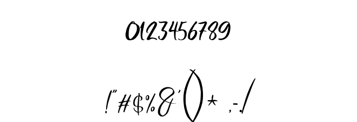 HelloBeautyFreePersonalUse Font OTHER CHARS