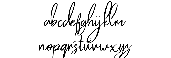 HelloBeautyFreePersonalUse Font LOWERCASE