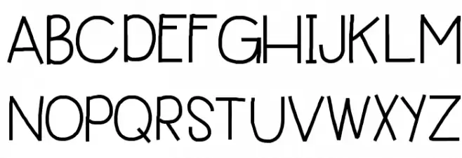 HelloBestDay Шрифта ВЕРХНИЙ