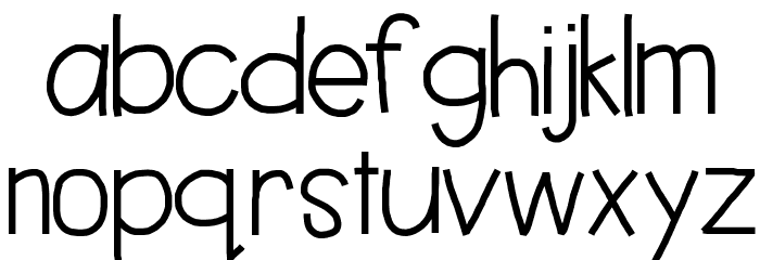 HelloBestDay Font LOWERCASE