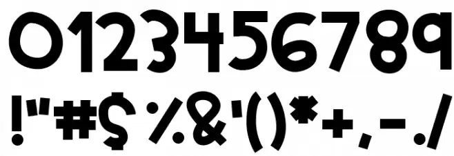 HelloBigDeal Font OTHER CHARS