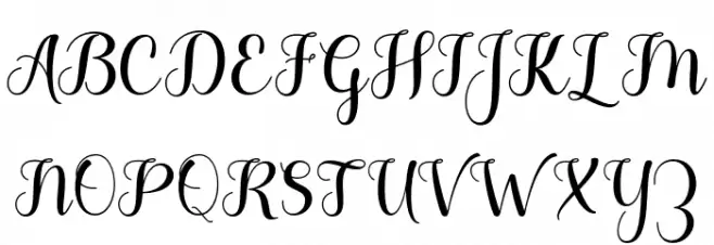 HelloBilly Schriftart Groß