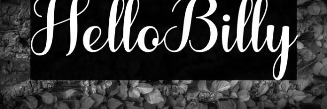 HelloBilly Font examples